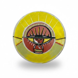 Χειροποίητο Διακοσμητικό από Τσιμέντο με Ακρυλικά – Μοναδικό