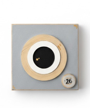 Ξύλινη Χειροποίητη Διακόσμηση Evil Eye