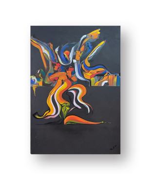 Blow up R Abstract Art