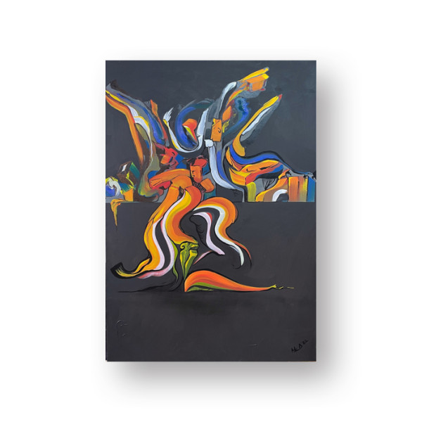 Blow up R Abstract Art