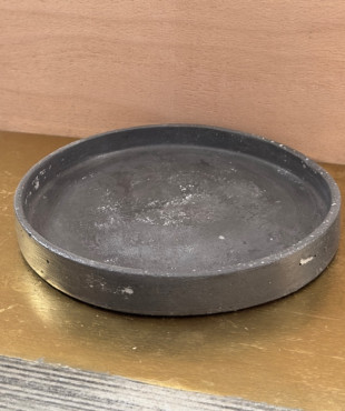 Round Plate Stripe Black Jar Candle holder offer