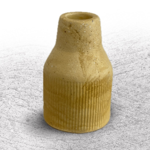 Cone Jar Ochre Marble