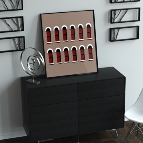 Hotel Windows Digital Art 