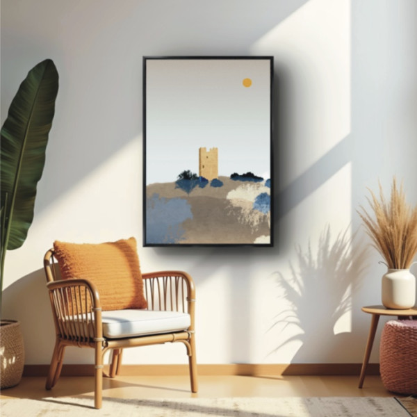 Vravrona Tower Canvas Print