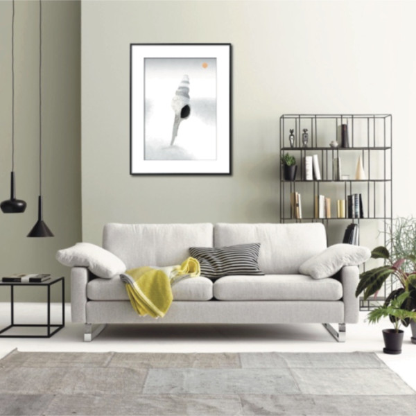 Ασημένιο Κοχύλι Digital Art Poster 