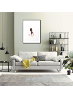 Lady Walking Street Print