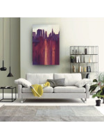 New York Blur Evening Digital Canvas Print