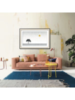 Tree Art Minimal Digital Canvas Print 