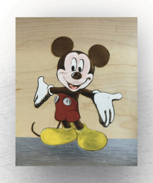 Mickey Mouse Hand Painted 