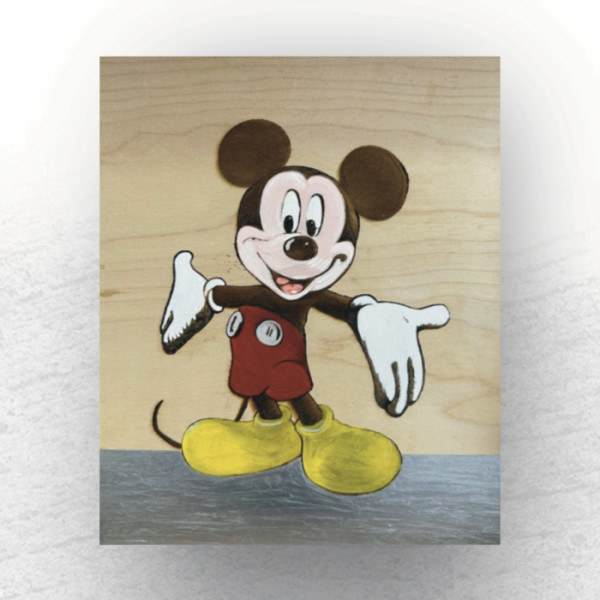 Mickey Mouse Hand Painted 