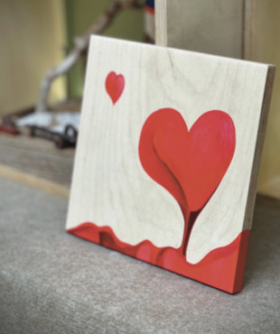 Valentine Gift Painted 