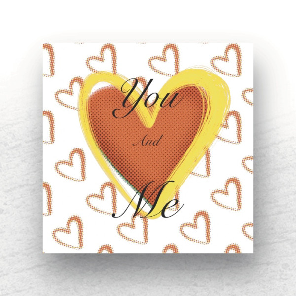 You Just a Word but Means the World to me Printed on Canvas 