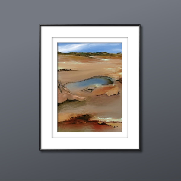 Sky Landscape Lake Poster