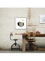 The Yellow Neighbourhood Art Poster