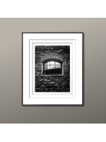 Stone Window Photo Art Poster