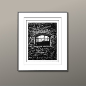 Stone Window Photo Art Poster