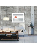 Silver Sunset Art Poster