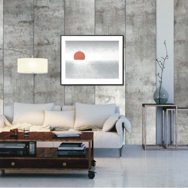 Silver Sunset Art Poster