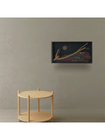 Earthbound Moon Acrylic on plywood / Γήινο Φεγγάρι