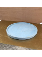 Round Blue Thin Plate Cone Jar Painted Mosquito Repellent Candle offer