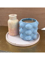 Round Pink Thin Plate Base Jar Mosquito Repellent Candle offer