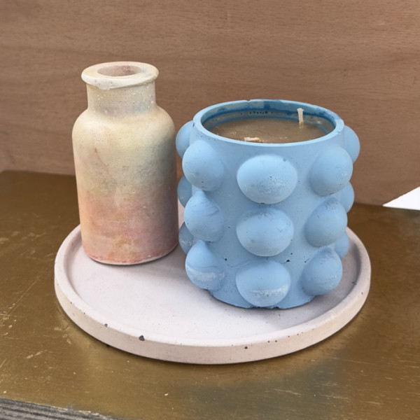 Round Pink Thin Plate Base Jar Mosquito Repellent Candle offer