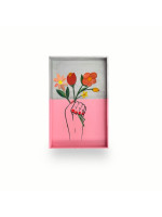 Hanging Flowers Painting  on Plywood 