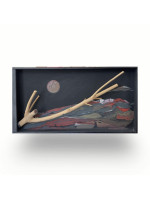 Earthbound Moon Acrylic on plywood / Γήινο Φεγγάρι