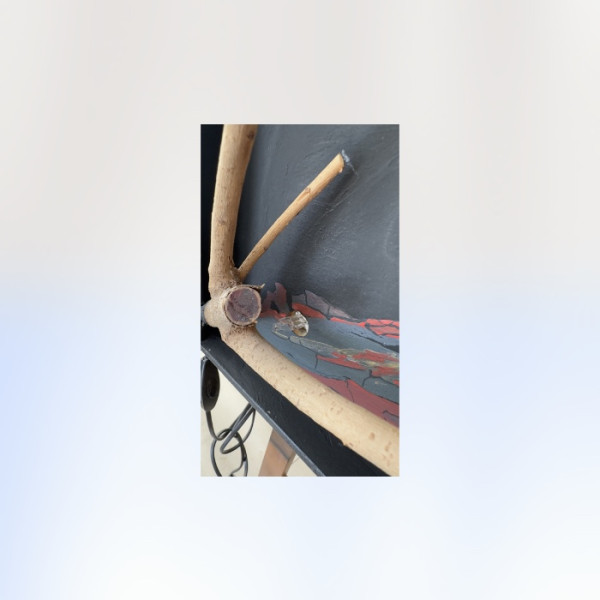 Earthbound Moon Acrylic on plywood / Γήινο Φεγγάρι