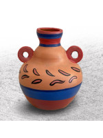 Jar Clay Hand Painted