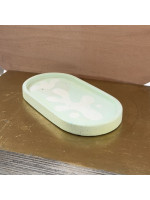 Green Oval Plate Base Jar Soy Wax Offer 