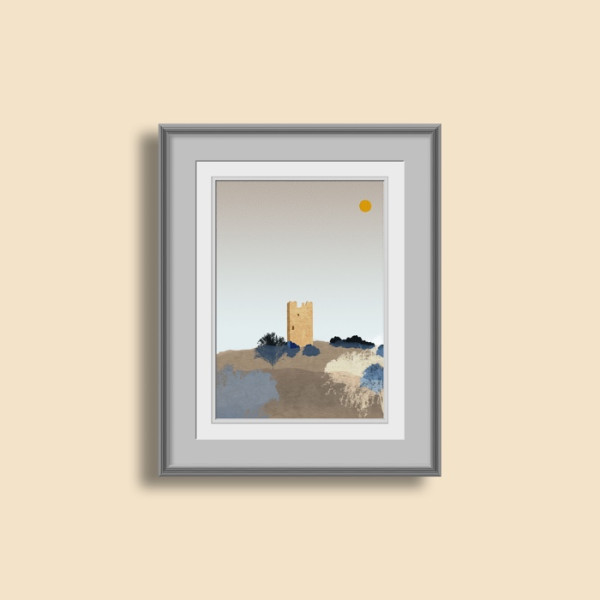 Vravrona Tower Canvas Print