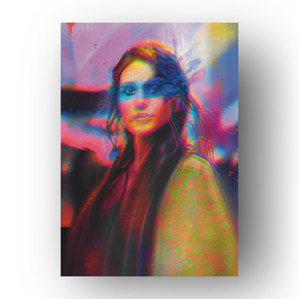 Woman Portrait Masked 