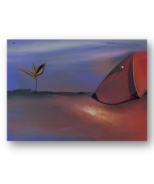 Doggy Sniffing Landscape