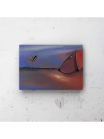 Doggy Sniffing Landscape